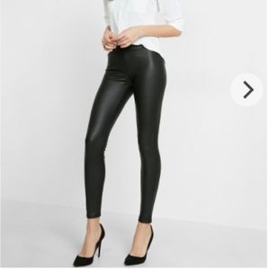 *FLASH SALE* Express Black Faux Leather Leggings